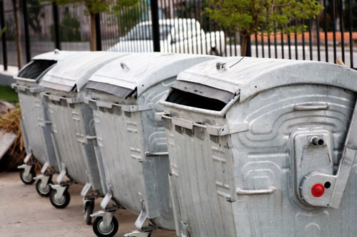 Recycling bed components at a facility